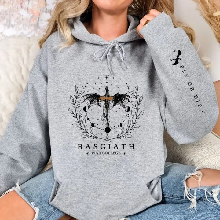 Kvinnors hoodie med imponerande fantasidesign Mirla-Eva Jonsson