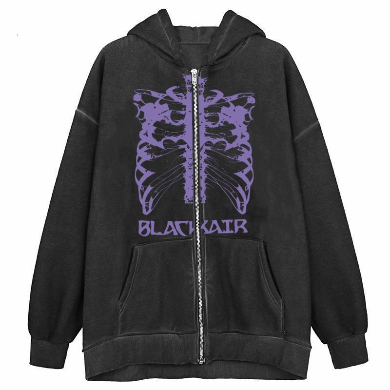 Kvinnors hoodie med innovativt skelettdesign Mirla-Eva Jonsson
