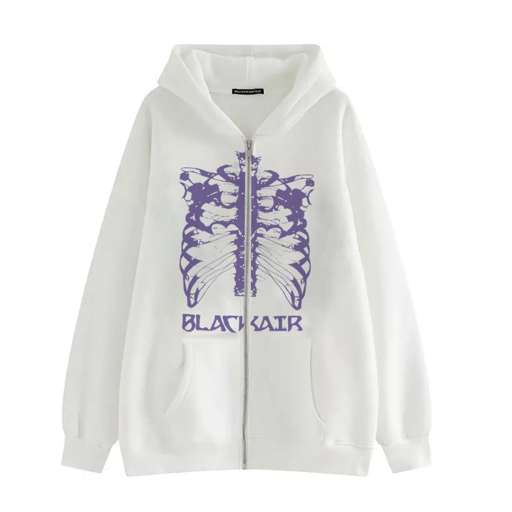 Kvinnors hoodie med innovativt skelettdesign Mirla-Eva Jonsson