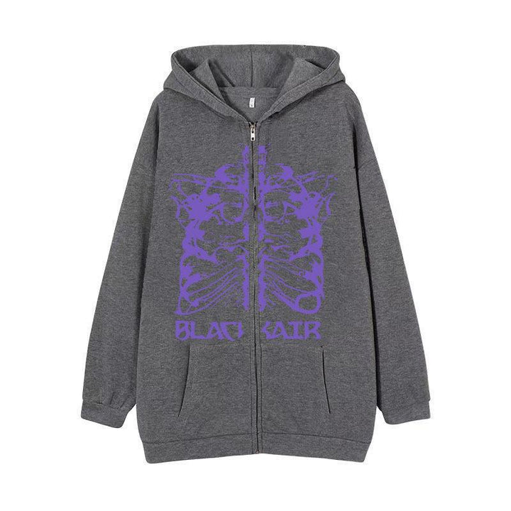 Kvinnors hoodie med innovativt skelettdesign Mirla-Eva Jonsson