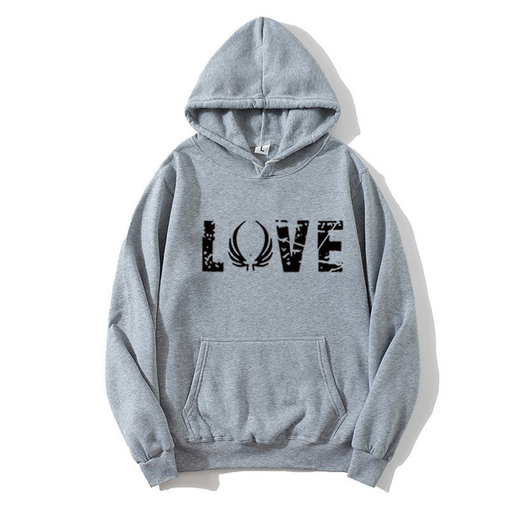 Kvinnors hoodie med inspirerande Love design Mirla-Eva Jonsson