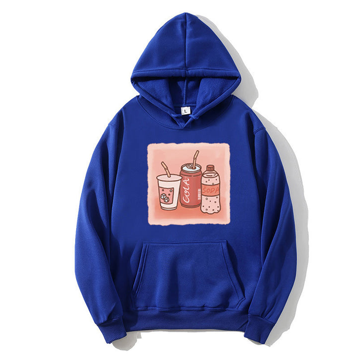 Kvinnors hoodie med inspirerande dryckmotiv Mirla-Eva Jonsson