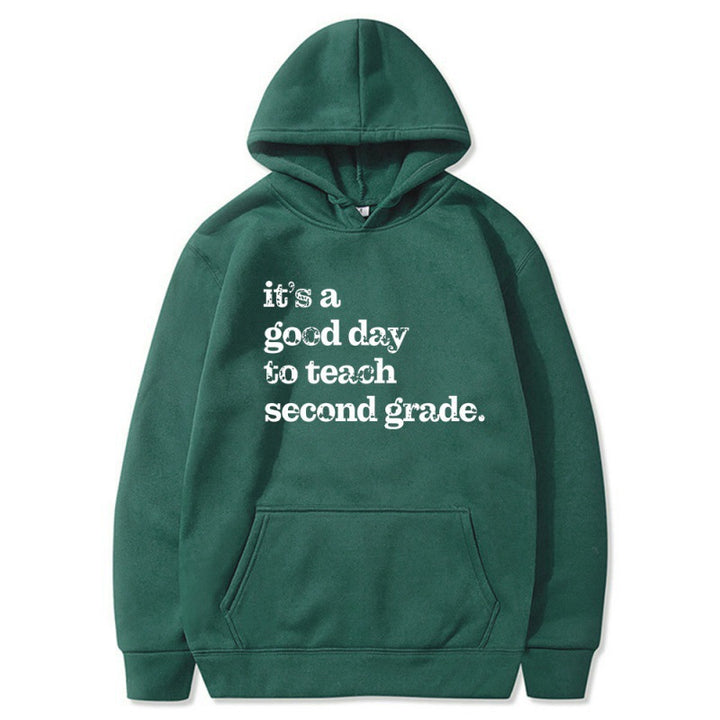 Kvinnors hoodie med inspirerande lärarcitat och bekväm passform Mirla-Eva Jonsson