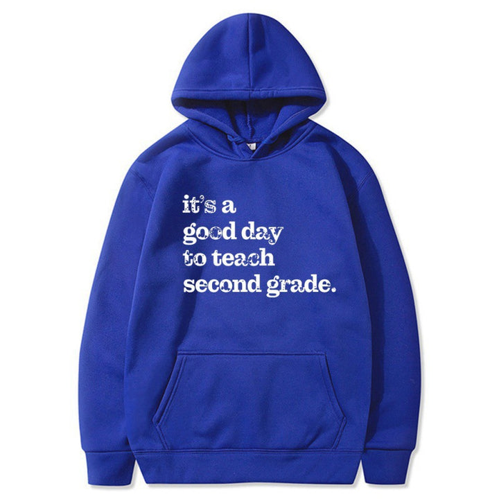 Kvinnors hoodie med inspirerande lärarcitat och bekväm passform Mirla-Eva Jonsson