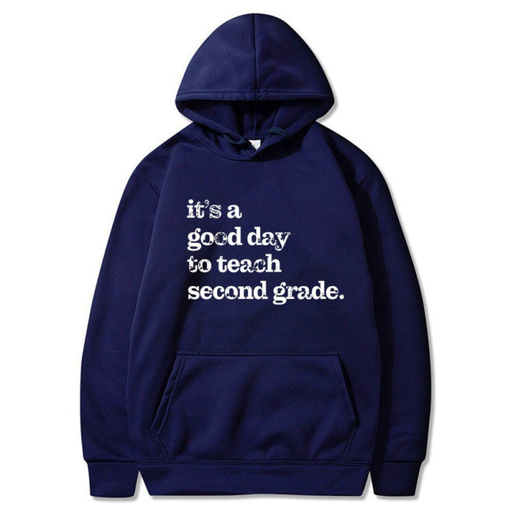 Kvinnors hoodie med inspirerande lärarcitat och bekväm passform Mirla-Eva Jonsson
