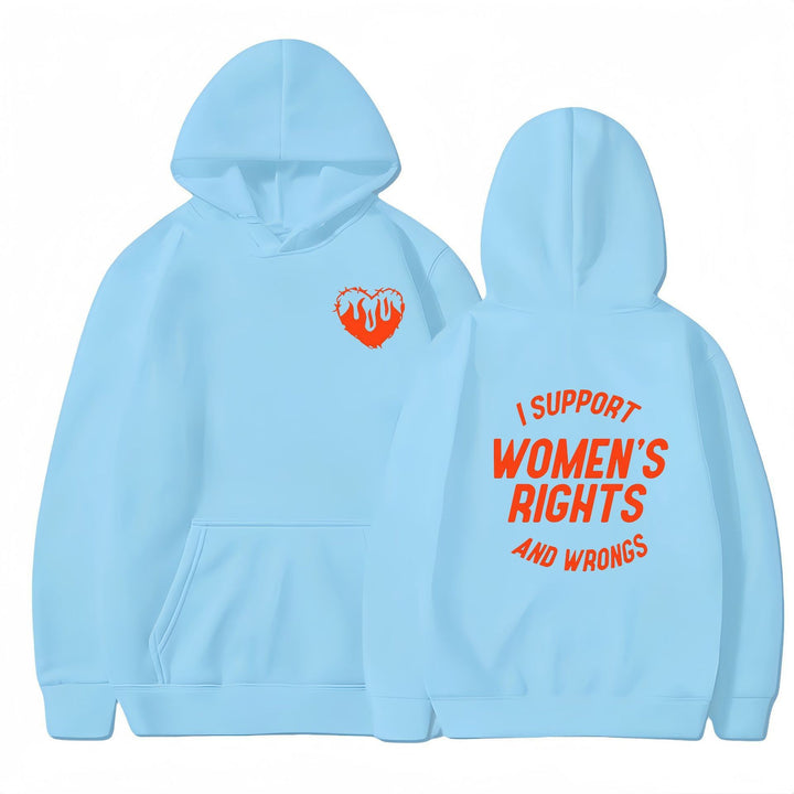 Kvinnors hoodie med inspirerande meddelandedesign Mirla-Eva Jonsson