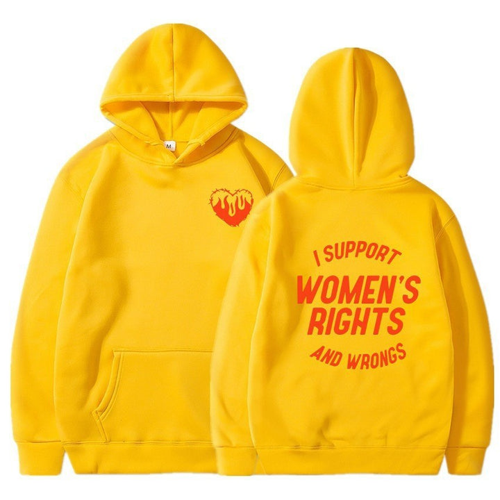 Kvinnors hoodie med inspirerande meddelandedesign Mirla-Eva Jonsson