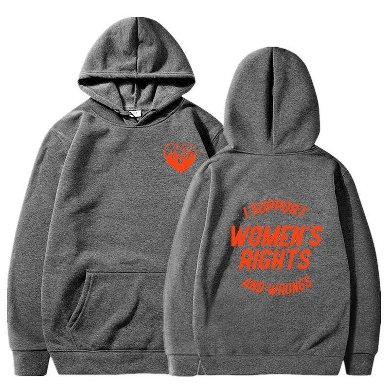 Kvinnors hoodie med inspirerande meddelandedesign Mirla-Eva Jonsson