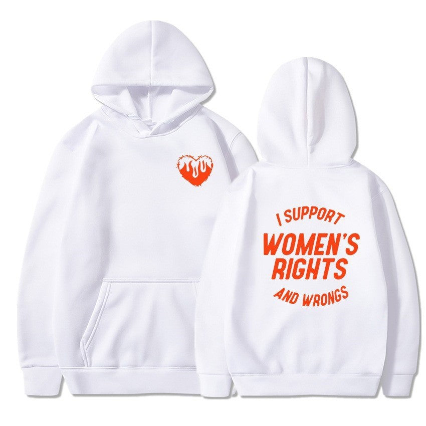 Kvinnors hoodie med inspirerande meddelandedesign Mirla-Eva Jonsson