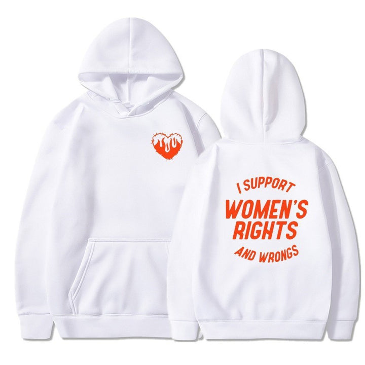 Kvinnors hoodie med inspirerande meddelandedesign Mirla-Eva Jonsson