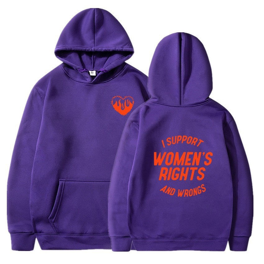 Kvinnors hoodie med inspirerande meddelandedesign Mirla-Eva Jonsson