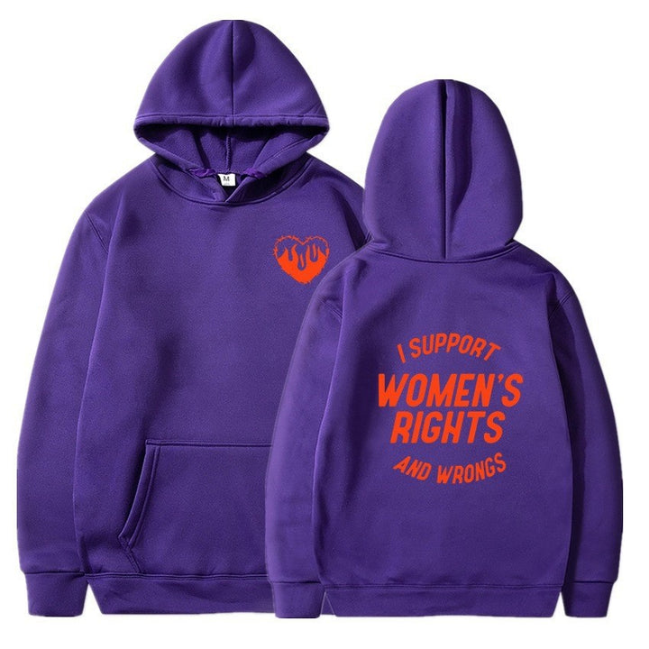 Kvinnors hoodie med inspirerande meddelandedesign Mirla-Eva Jonsson