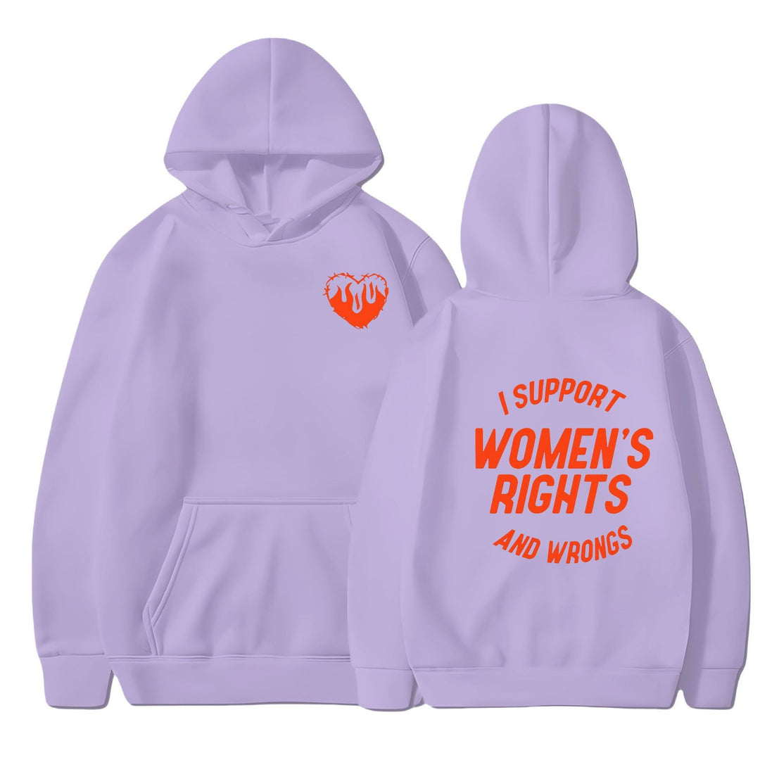 Kvinnors hoodie med inspirerande meddelandedesign Mirla-Eva Jonsson