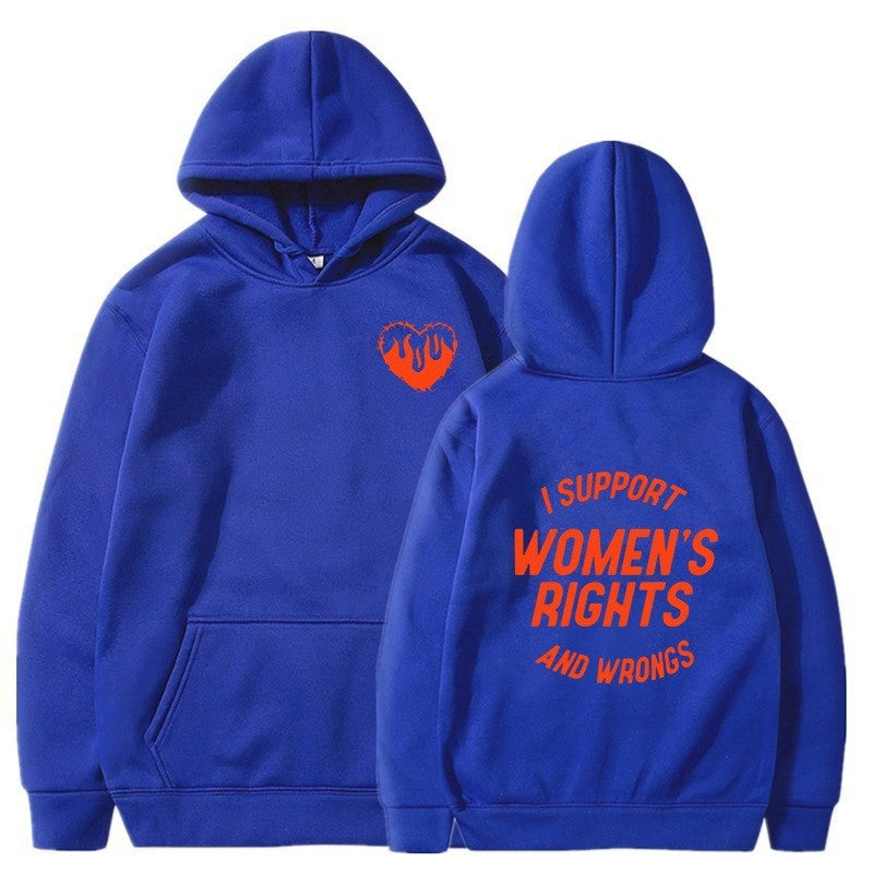 Kvinnors hoodie med inspirerande meddelandedesign Mirla-Eva Jonsson