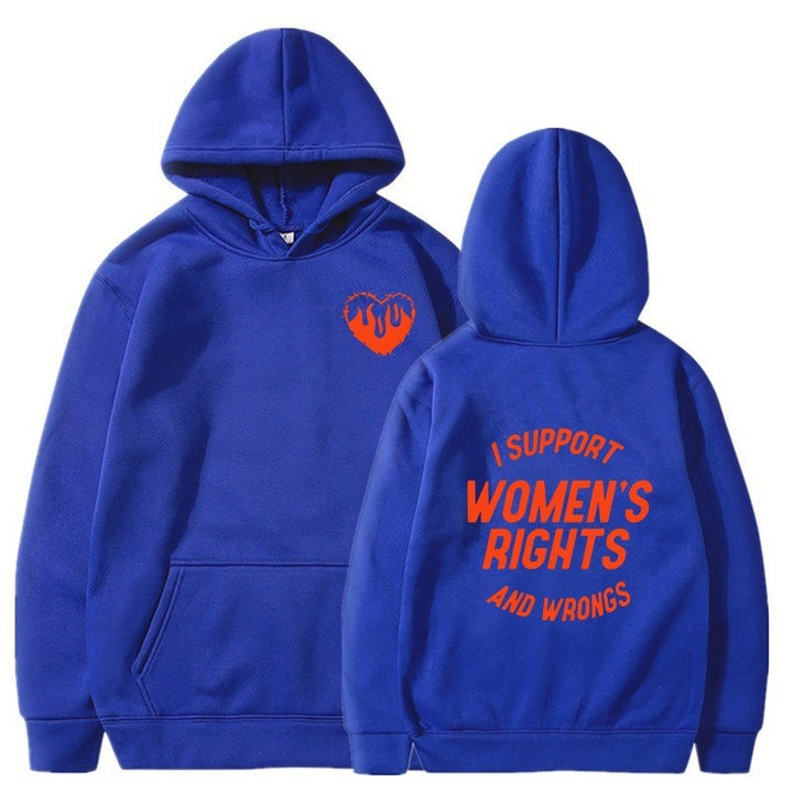 Kvinnors hoodie med inspirerande meddelandedesign Mirla-Eva Jonsson