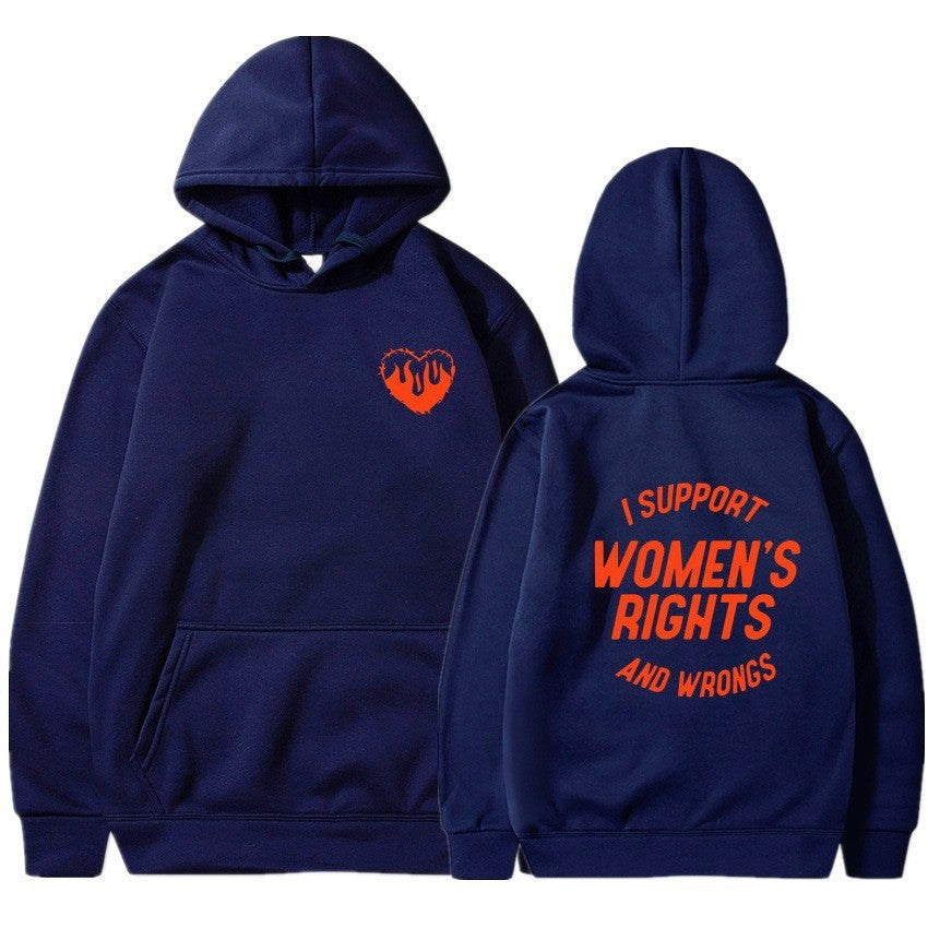 Kvinnors hoodie med inspirerande meddelandedesign Mirla-Eva Jonsson