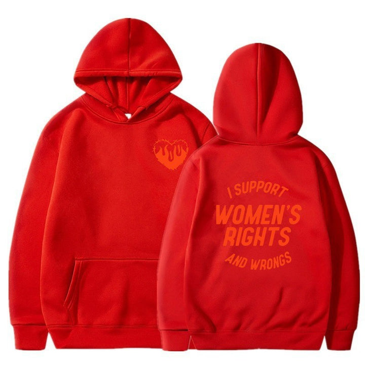 Kvinnors hoodie med inspirerande meddelandedesign Mirla-Eva Jonsson
