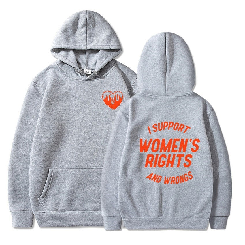 Kvinnors hoodie med inspirerande meddelandedesign Mirla-Eva Jonsson