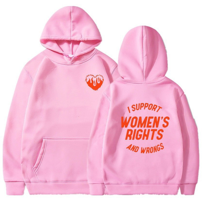 Kvinnors hoodie med inspirerande meddelandedesign Mirla-Eva Jonsson