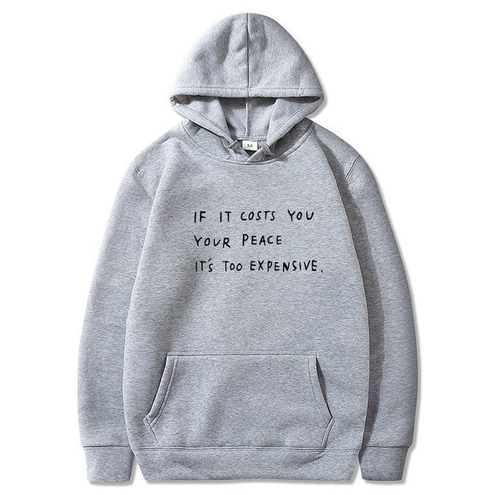 Kvinnors hoodie med inspirerande motiv Mirla-Eva Jonsson