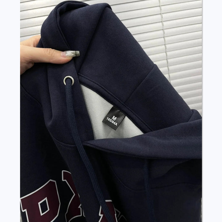 Kvinnors hoodie med inspirerande sloganmotiv Mirla-Eva Jonsson