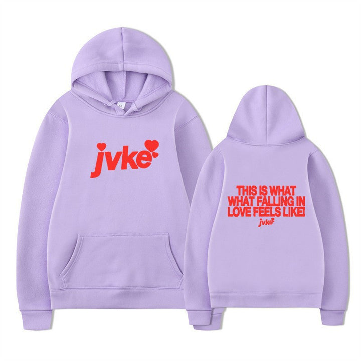 Kvinnors hoodie med inspirerande text Mirla-Eva Jonsson