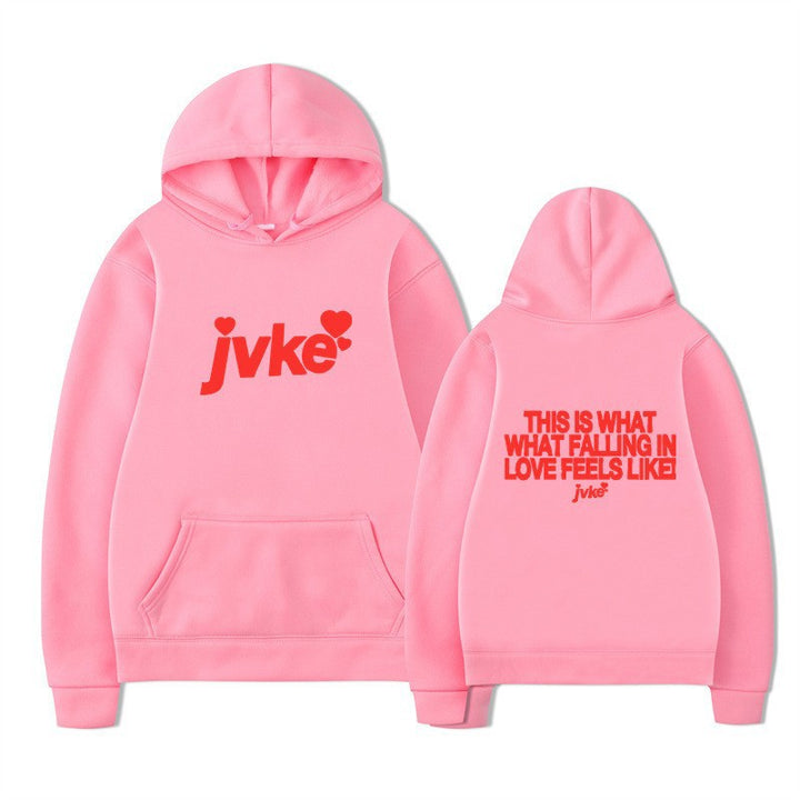 Kvinnors hoodie med inspirerande text Mirla-Eva Jonsson