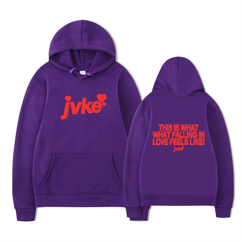 Kvinnors hoodie med inspirerande text Mirla-Eva Jonsson