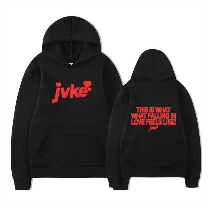 Kvinnors hoodie med inspirerande text Mirla-Eva Jonsson