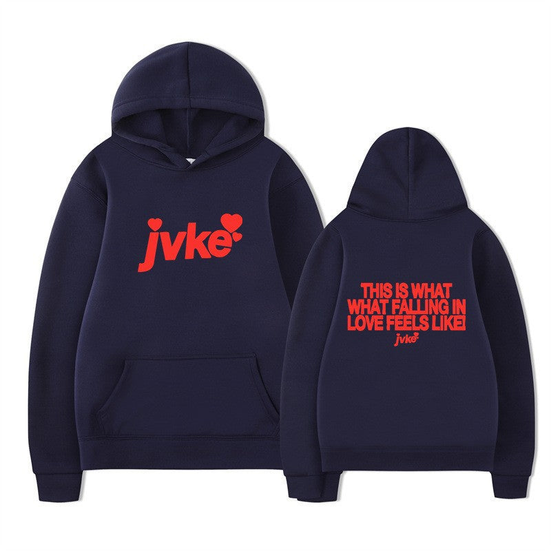 Kvinnors hoodie med inspirerande text Mirla-Eva Jonsson