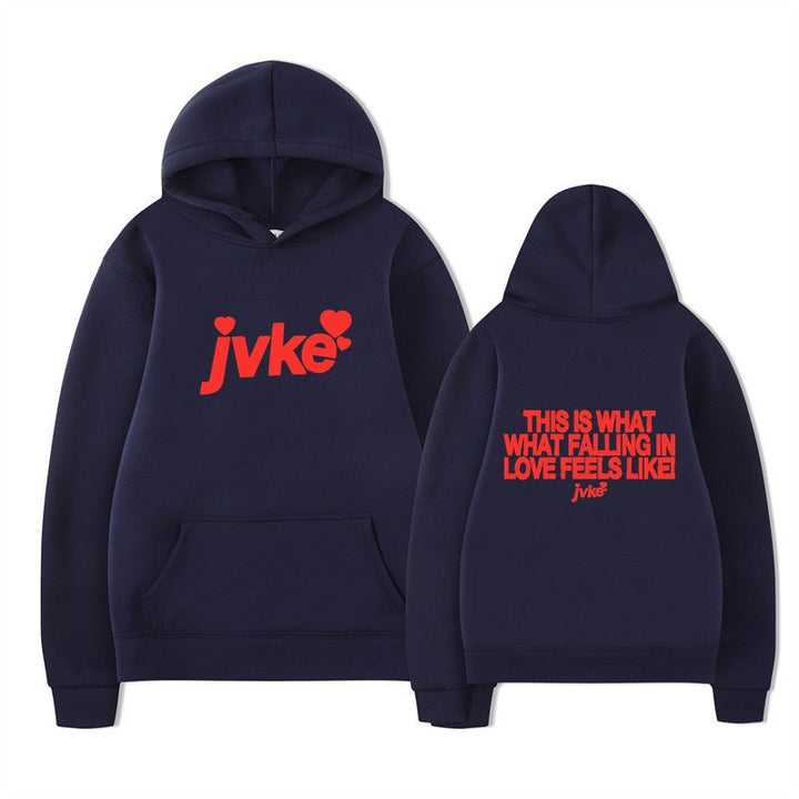 Kvinnors hoodie med inspirerande text Mirla-Eva Jonsson