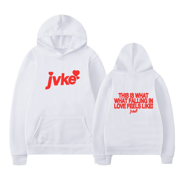 Kvinnors hoodie med inspirerande text Mirla-Eva Jonsson