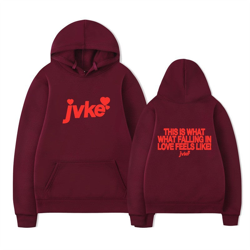 Kvinnors hoodie med inspirerande text Mirla-Eva Jonsson