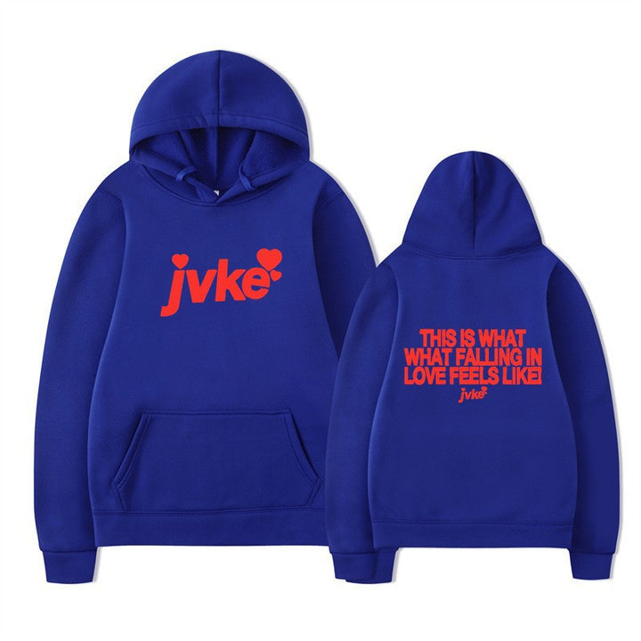 Kvinnors hoodie med inspirerande text Mirla-Eva Jonsson