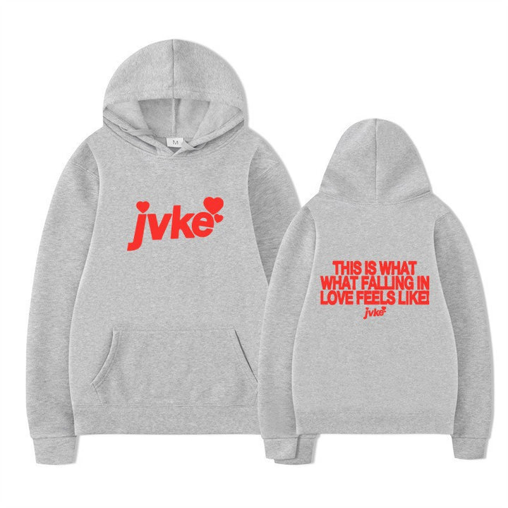 Kvinnors hoodie med inspirerande text Mirla-Eva Jonsson