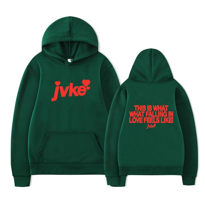 Kvinnors hoodie med inspirerande text Mirla-Eva Jonsson