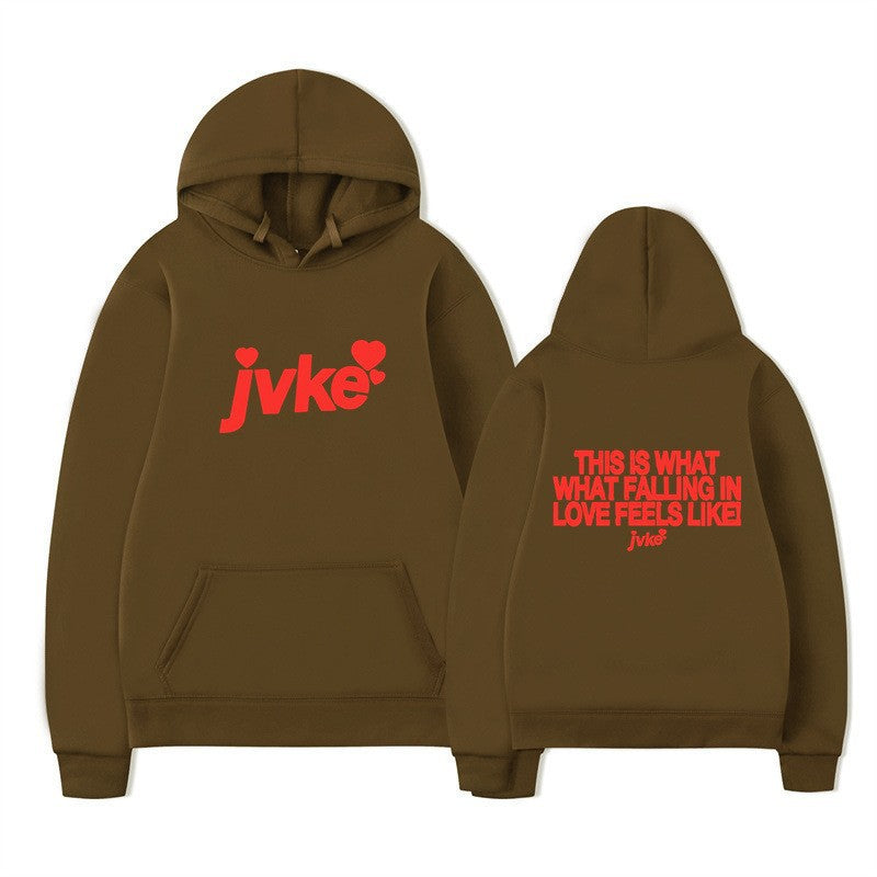 Kvinnors hoodie med inspirerande text Mirla-Eva Jonsson
