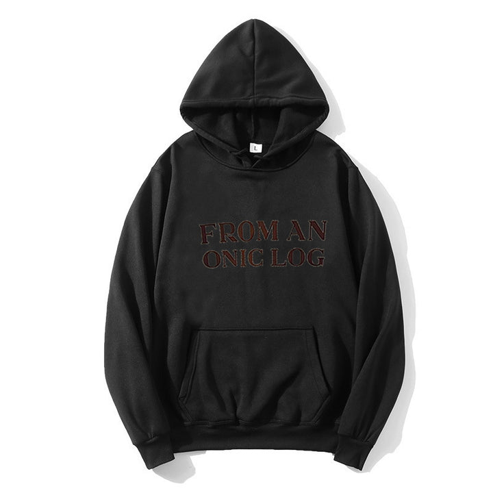 Kvinnors hoodie med inspirerande text Mirla-Eva Jonsson