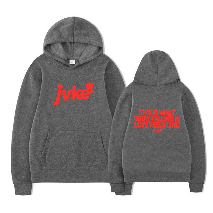 Kvinnors hoodie med inspirerande text Mirla-Eva Jonsson