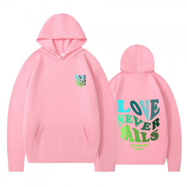 Kvinnors hoodie med inspirerande text och avslappnad passform Mirla-Eva Jonsson