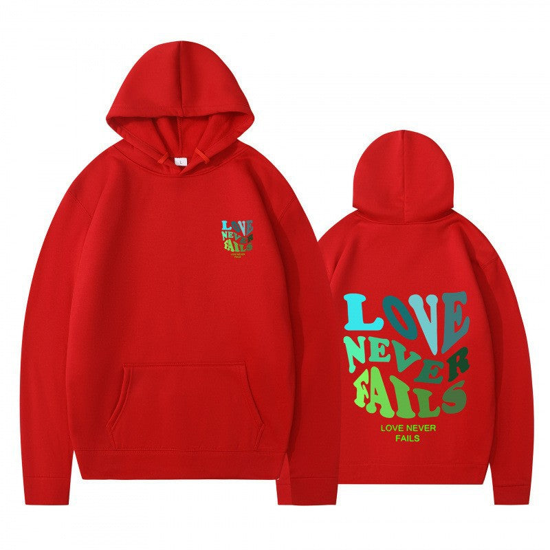 Kvinnors hoodie med inspirerande text och avslappnad passform Mirla-Eva Jonsson