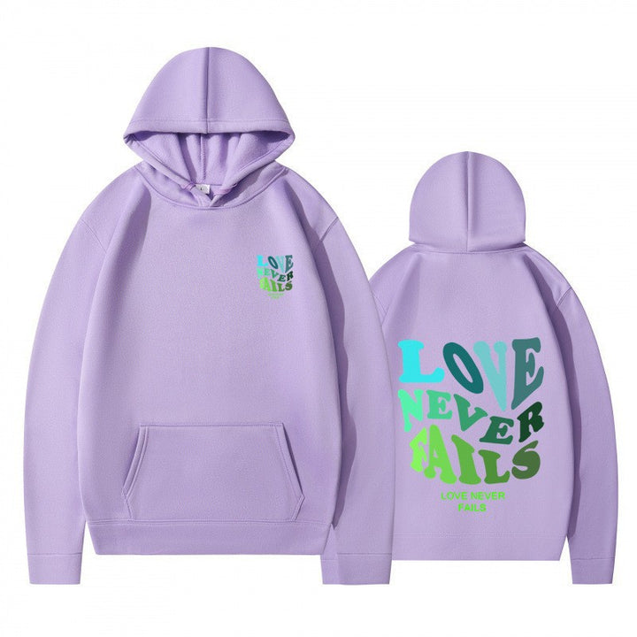 Kvinnors hoodie med inspirerande text och avslappnad passform Mirla-Eva Jonsson
