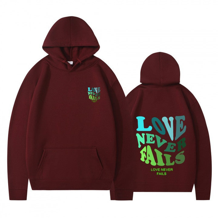 Kvinnors hoodie med inspirerande text och avslappnad passform Mirla-Eva Jonsson