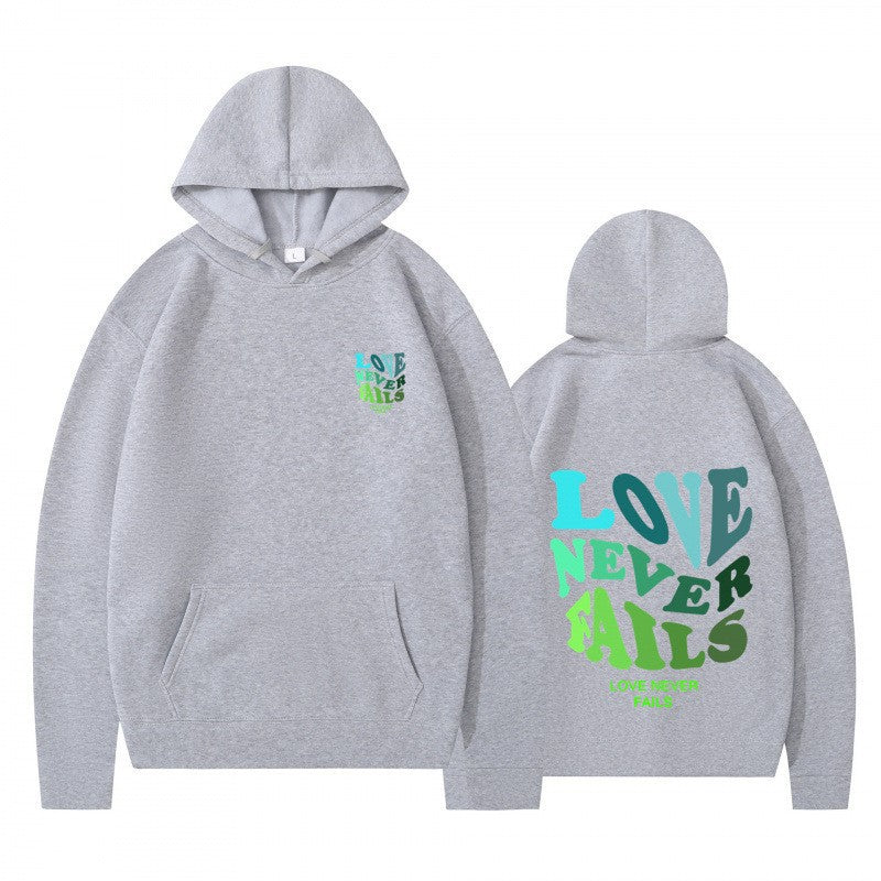 Kvinnors hoodie med inspirerande text och avslappnad passform Mirla-Eva Jonsson