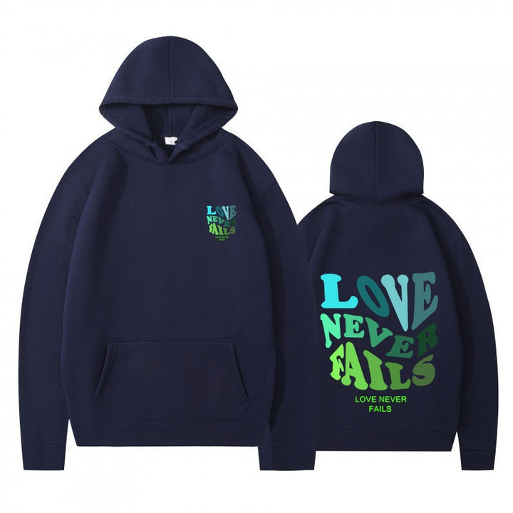 Kvinnors hoodie med inspirerande text och avslappnad passform Mirla-Eva Jonsson