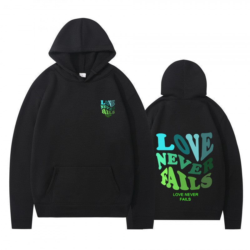 Kvinnors hoodie med inspirerande text och avslappnad passform Mirla-Eva Jonsson