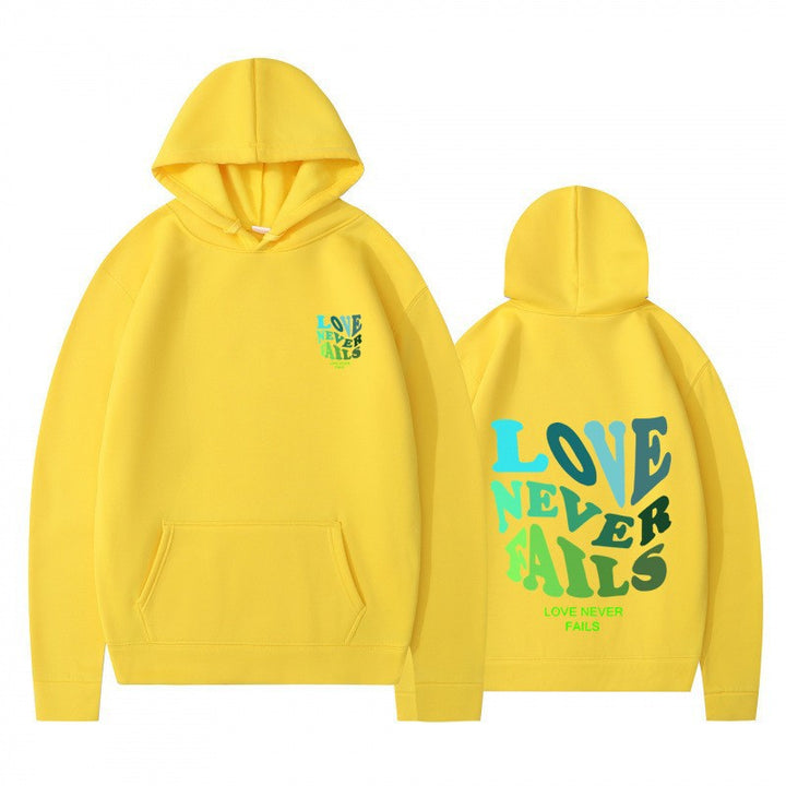 Kvinnors hoodie med inspirerande text och avslappnad passform Mirla-Eva Jonsson