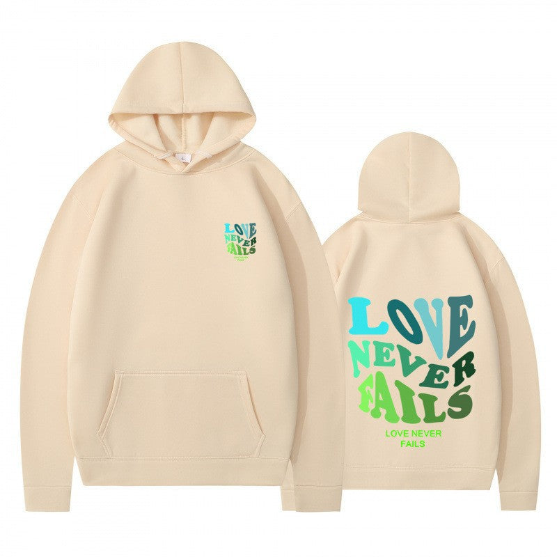 Kvinnors hoodie med inspirerande text och avslappnad passform Mirla-Eva Jonsson
