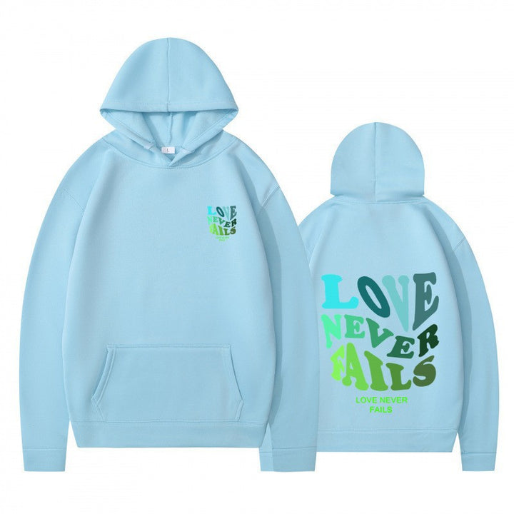 Kvinnors hoodie med inspirerande text och avslappnad passform Mirla-Eva Jonsson