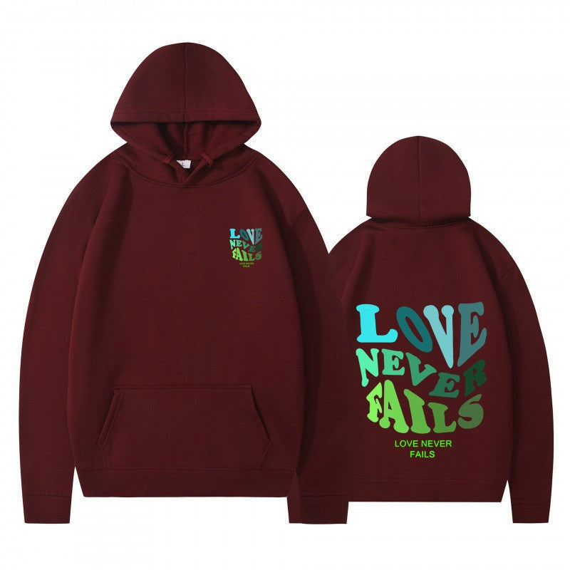 Kvinnors hoodie med inspirerande text och avslappnad passform Mirla-Eva Jonsson